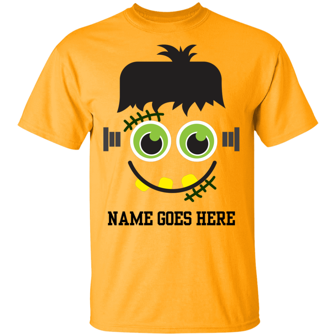 Personalized Frankenstein Halloween Costume T-Shirt(Boys) - DNA Trends