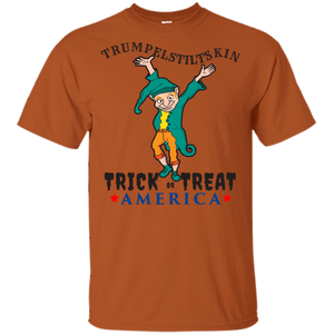 Trumpelstiltskin Trick Or Treat America T-Shirt Halloween Tee (Boys) - DNA Trends