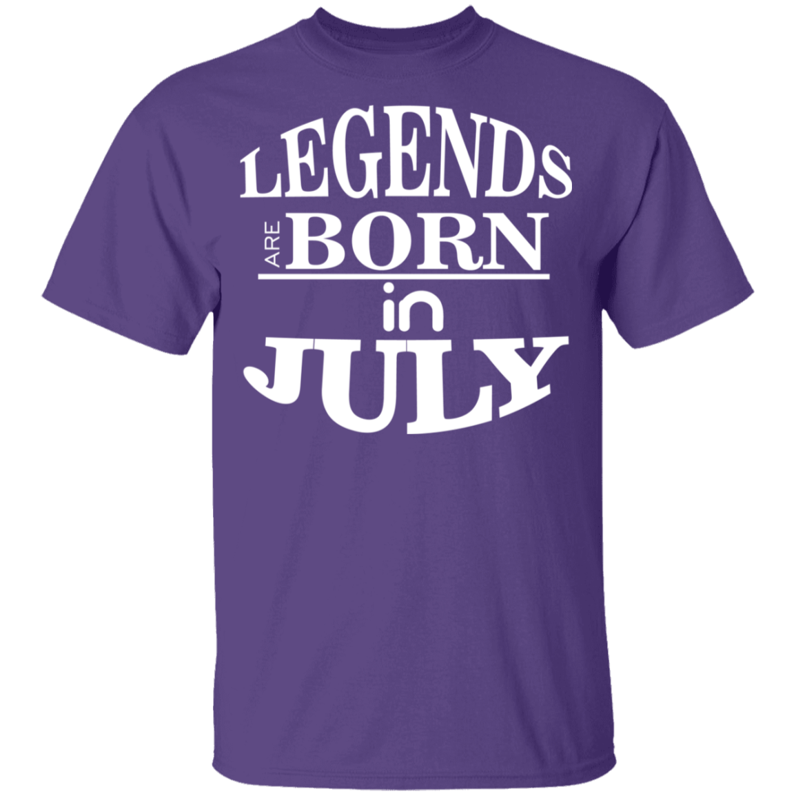 Legends are Born in July Youth T-Shirt - DNA Trends