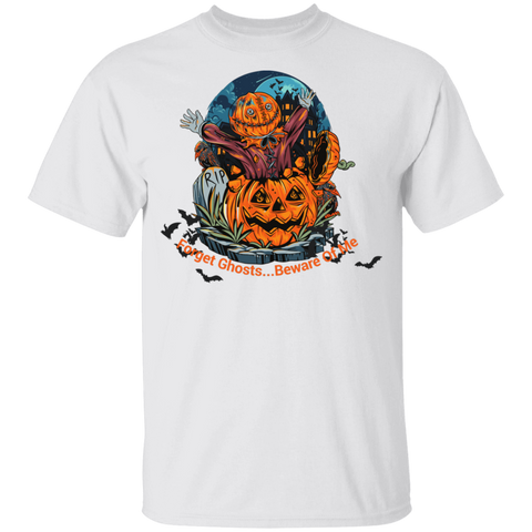Image of Spooky Yard Halloween Costume Youth T-Shirt  , Forget Ghosts... Beware Of Me Custom Design - DNA Trends