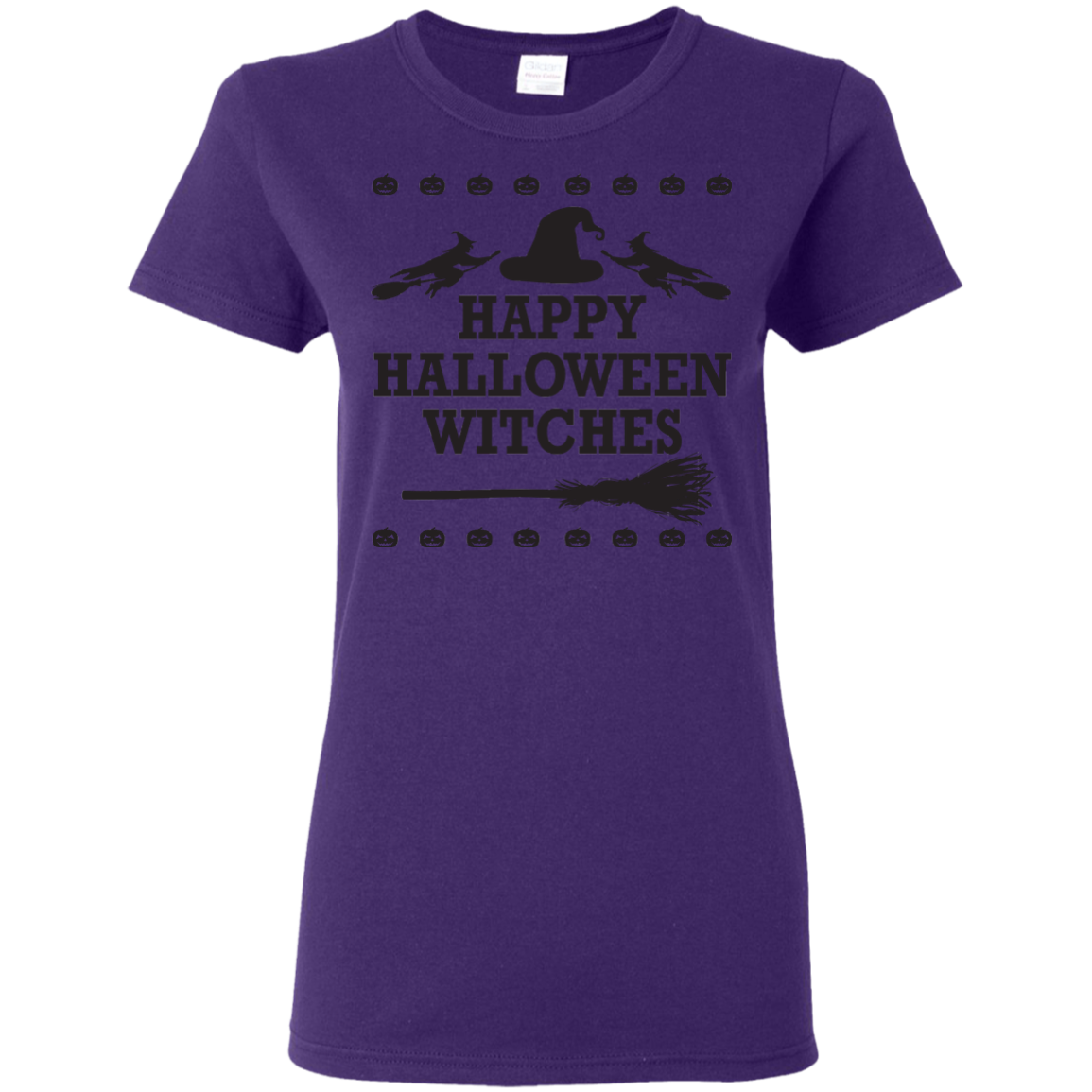 Happy Halloween Witches T-Shirt Halloween Clothing (Women) - DNA Trends