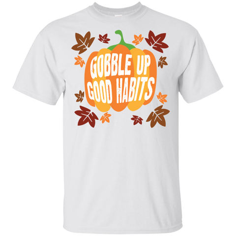 Image of Gobble Up Good Habits Youth Ultra Cotton T-Shirt - DNA Trends