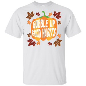 Gobble Up Good Habits Youth Ultra Cotton T-Shirt - DNA Trends