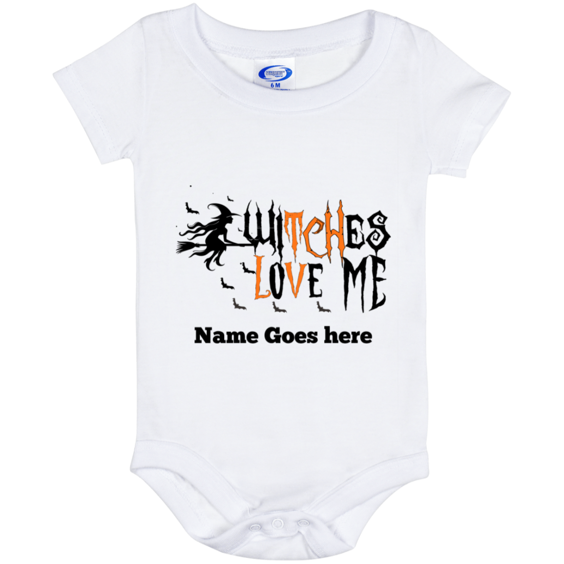 Personalized- Witches Love Me Halloween Costume  Baby Onesie - DNA Trends
