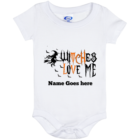 Image of Personalized- Witches Love Me Halloween Costume  Baby Onesie - DNA Trends