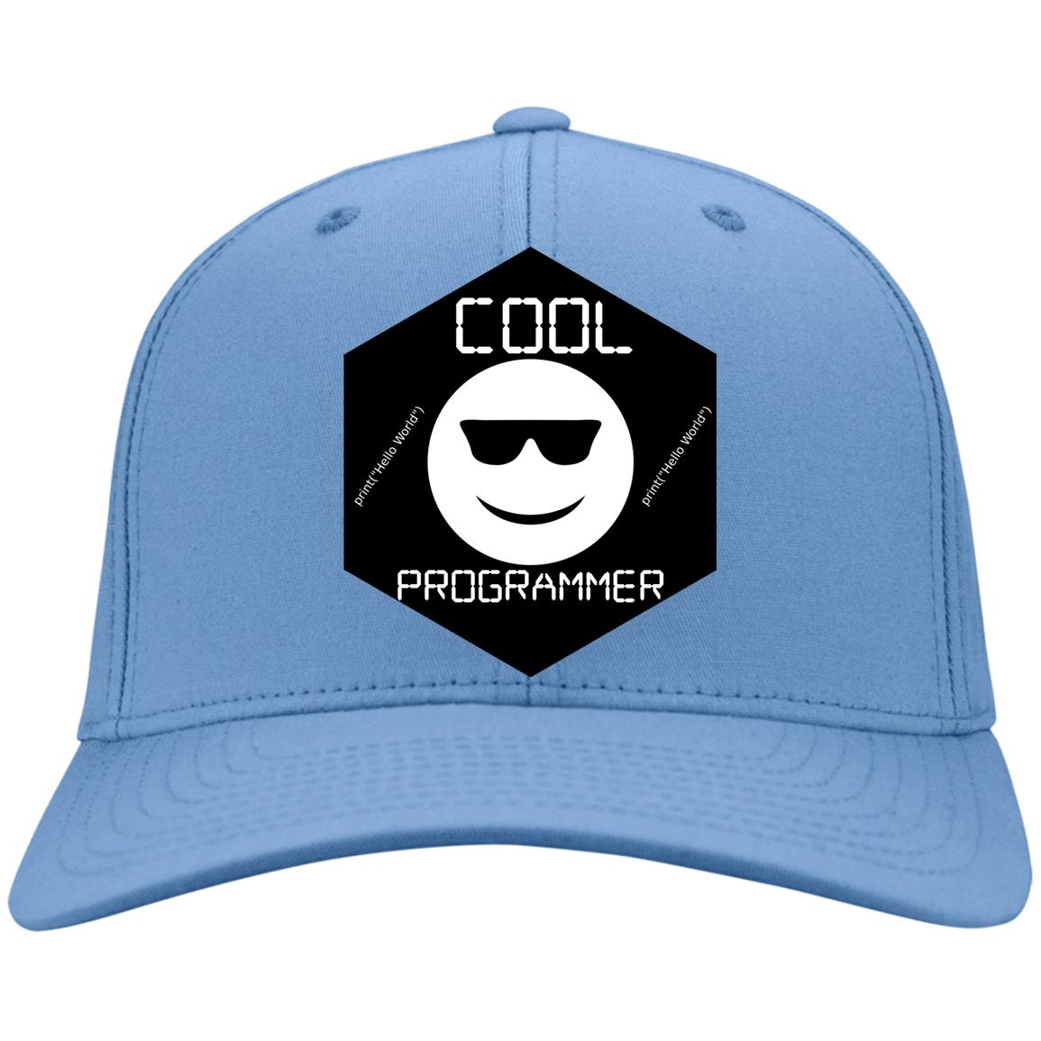 The Cool Programmer  Embroidery Twill Cap For Techies
