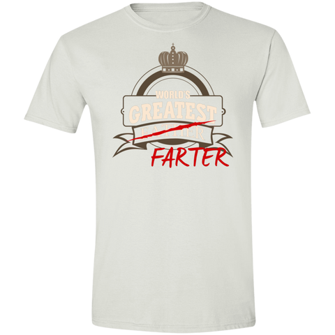 Image of Worlds Greatest Farter Funny Softstyle T-Shirt - DNA Trends