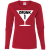 Funny Drunk 1, Thing 1, Thing 2 Halloween Costume Ladies' Cotton LS T-Shirt - DNA Trends