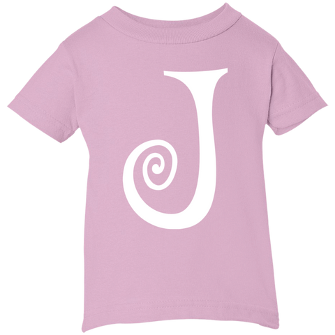 Image of Chipettes "J" Jeannette Letter Print T-Shirts (Infants) - DNA Trends