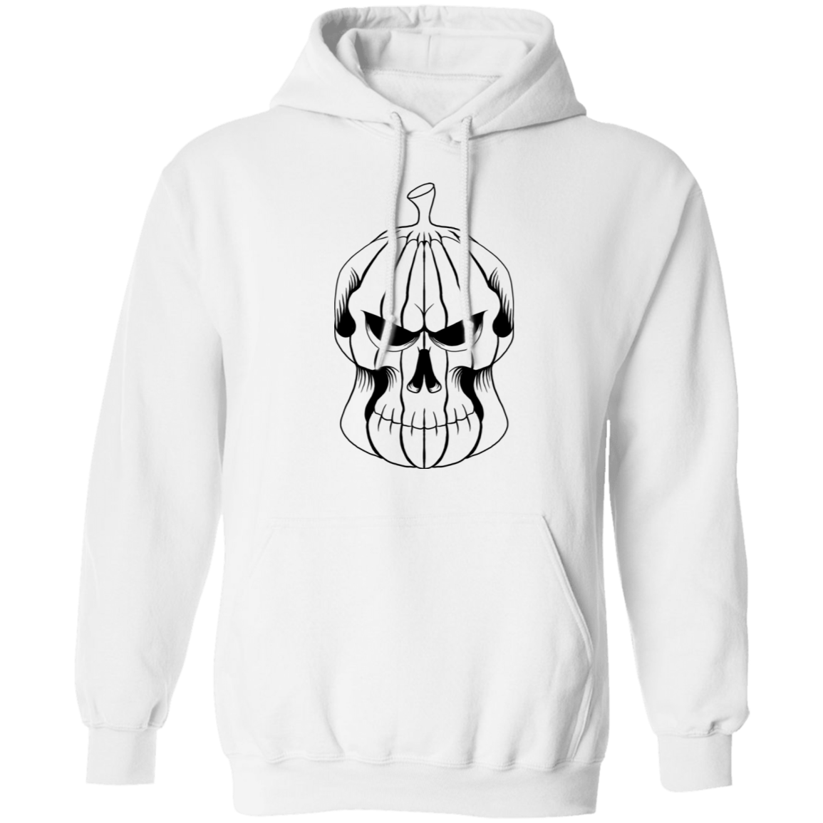 Pumpkin Skull Halloween Costume Pullover Hoodie - DNA Trends