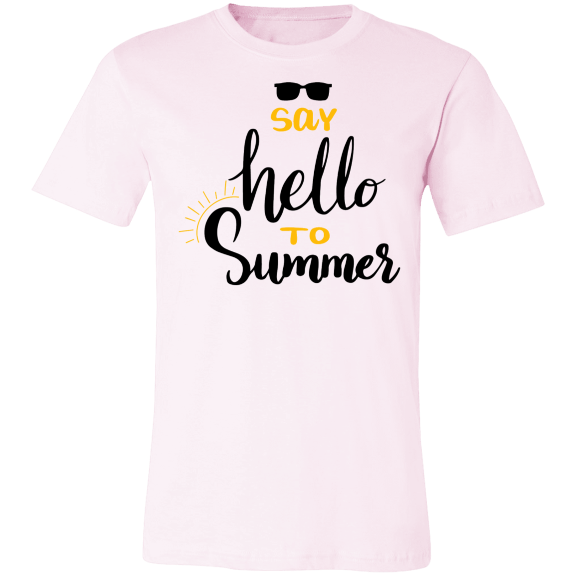 Say Hello To Summer Unisex  Jersey T-Shirt - DNA Trends