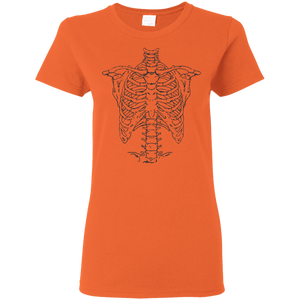 Spooky Skeleton Body Halloween Costume T-shirt(Women) - DNA Trends