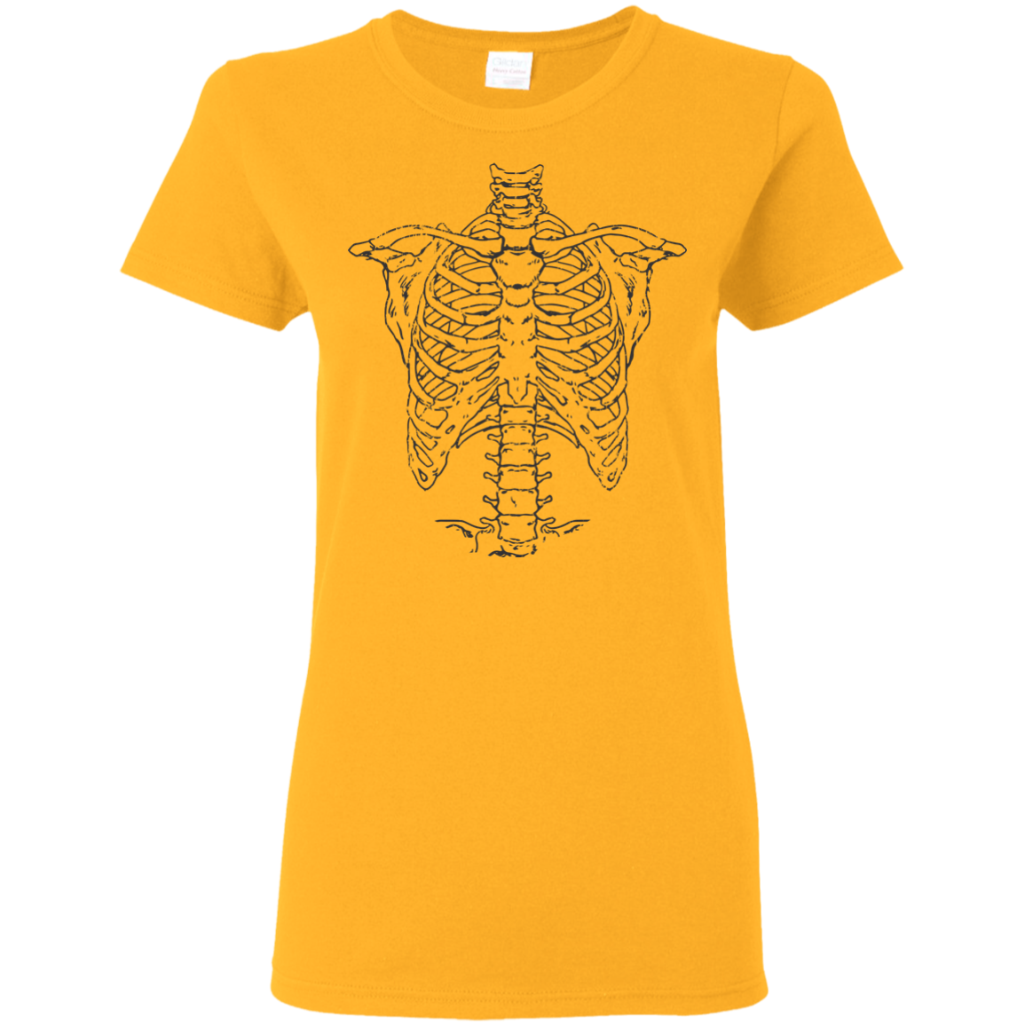 Spooky Skeleton Body Halloween Costume T-shirt(Women) - DNA Trends
