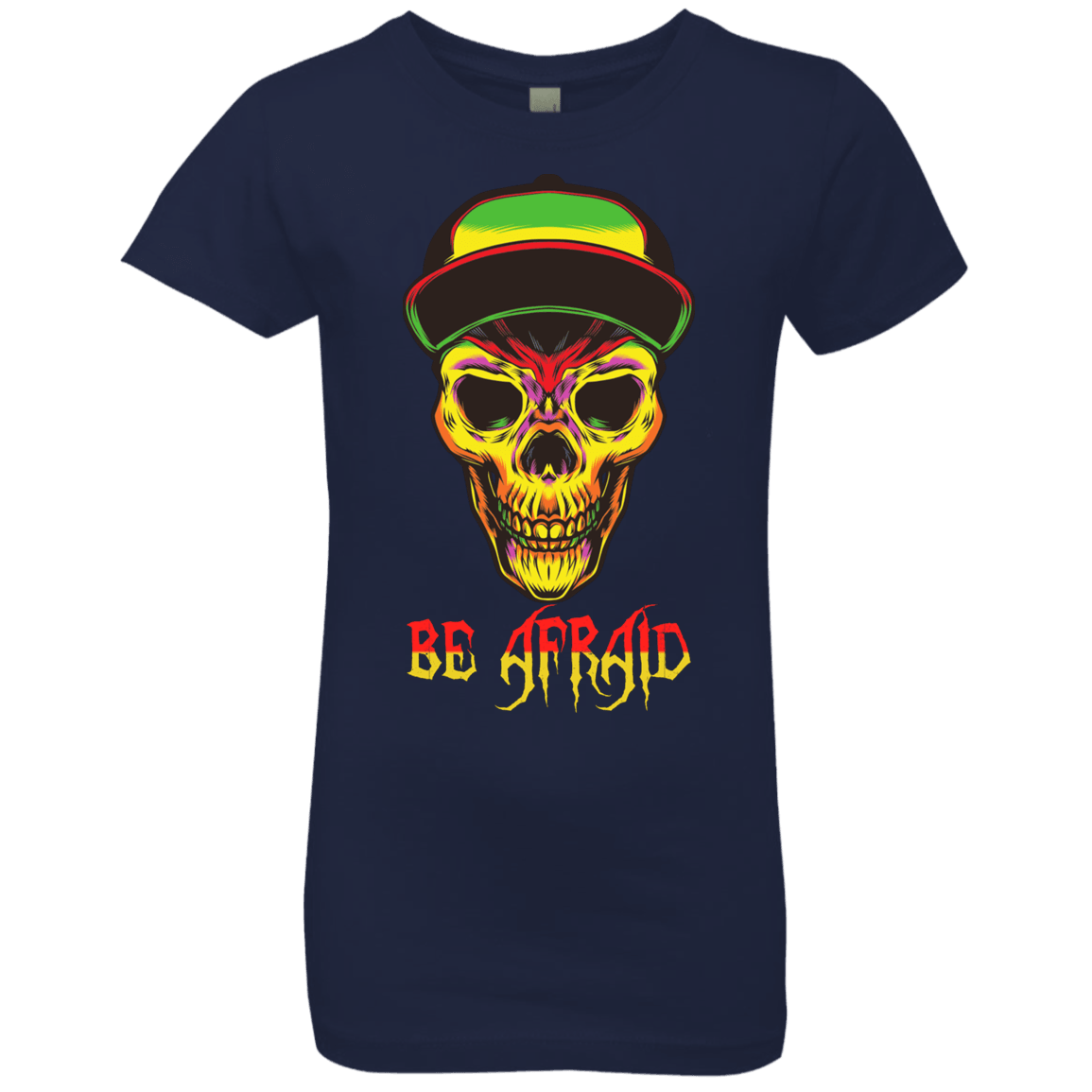 Be Afraid Halloween Costume  T-Shirt(Girls) - DNA Trends