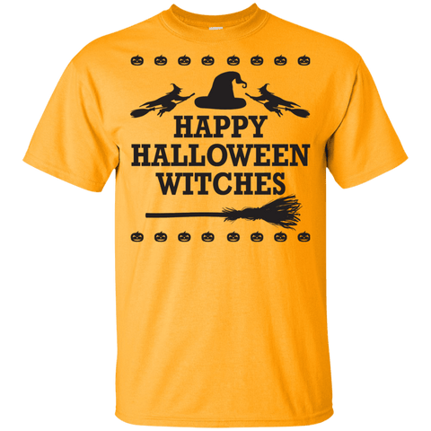Image of Happy Halloween Witches T-Shirt Halloween Clothing (Boys) - DNA Trends