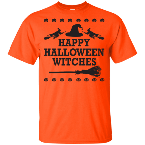 Image of Happy Halloween Witches T-Shirt Halloween Clothing (Boys) - DNA Trends