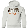 I'm With Creepy Halloween Pullover Hoodie(Boys) - DNA Trends