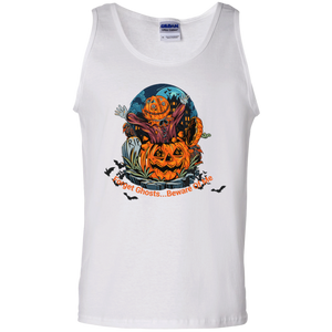 Spooky Yard Halloween Costume Tank Top (Men) , Forget Ghosts... Beware Of Me Custom Design - DNA Trends