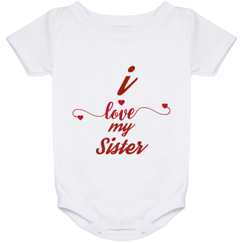Image of I Love My Sister Baby Onsie - DNA Trends