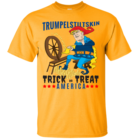 Image of Trumpelstiltskin Trick Or Treat America T-Shirt Halloween Apparel (Men)