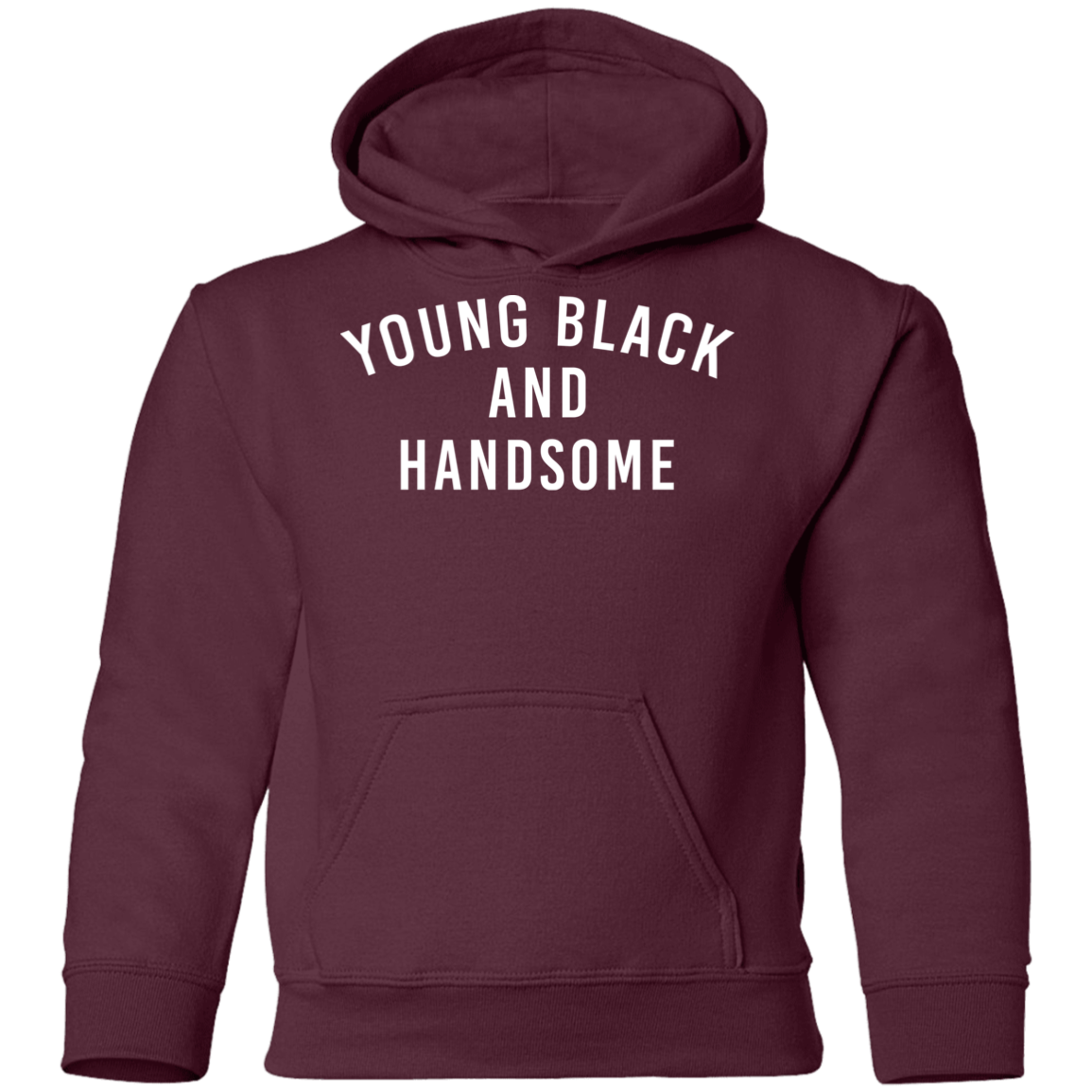 Young Black and Handsome  Youth Pullover Hoodie - DNA Trends