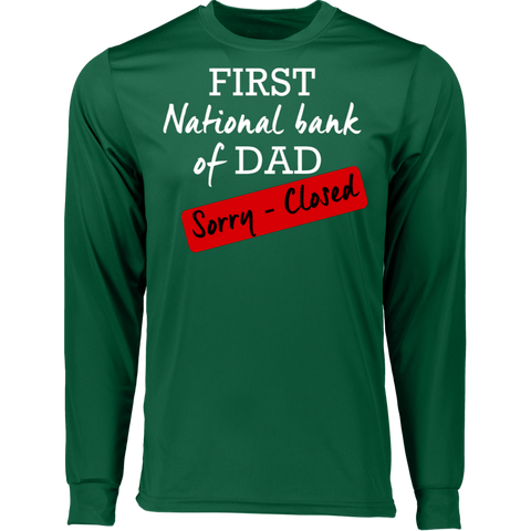 Image of National Bank of Dad LS T-Shirt - DNA Trends