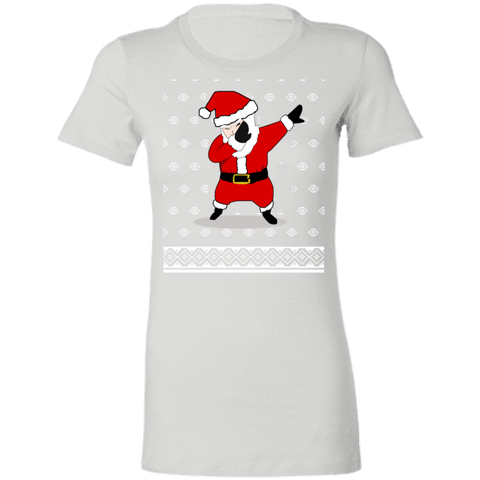 Image of Cool Dabbing Santa Ladies'  T-Shirt - DNA Trends