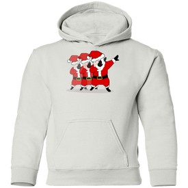 Cool Awesome Dabbing Santa Youth Pullover Hoodie - DNA Trends