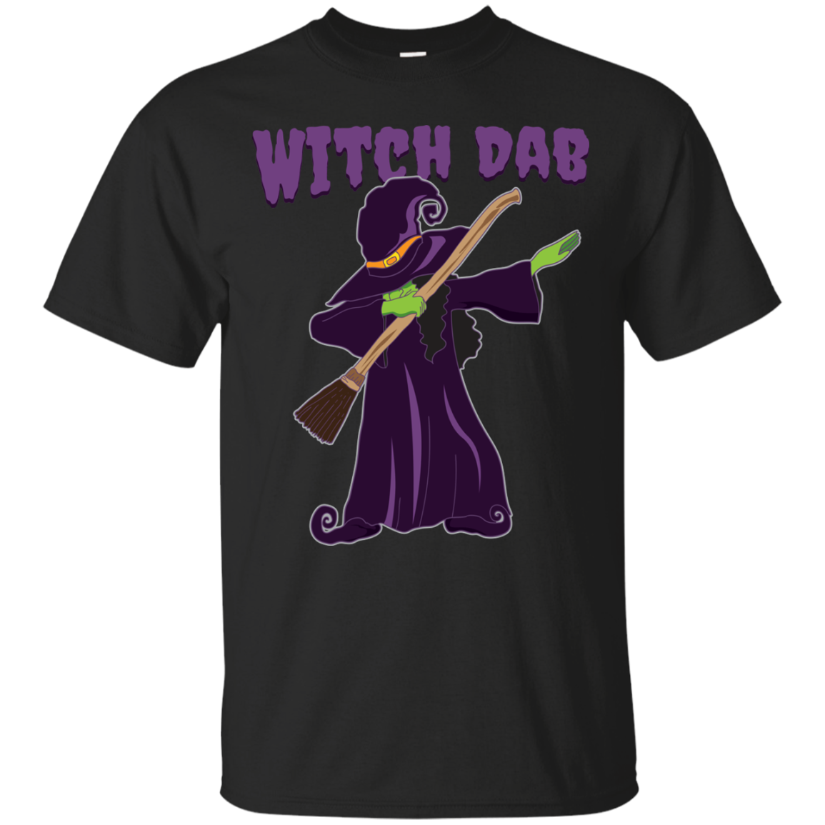 Trendy Witch Dab T-Shirt Halloween Tees (Men) - DNA Trends