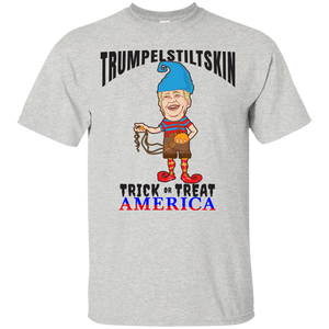 Trumpelstiltskin Trick Or Treat America T-Shirt Halloween Tees (Men)