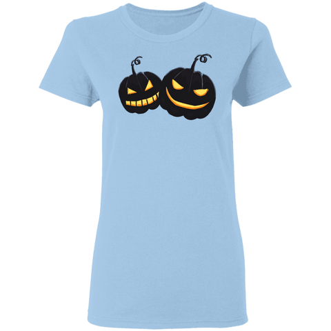 Image of Black Pumpkin Halloween Costume Ladies'  T-Shirt - DNA Trends