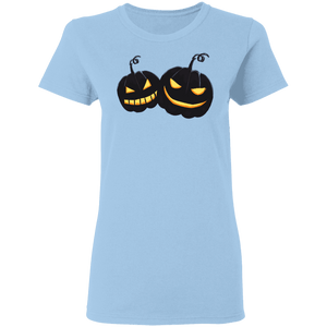 Black Pumpkin Halloween Costume Ladies'  T-Shirt - DNA Trends