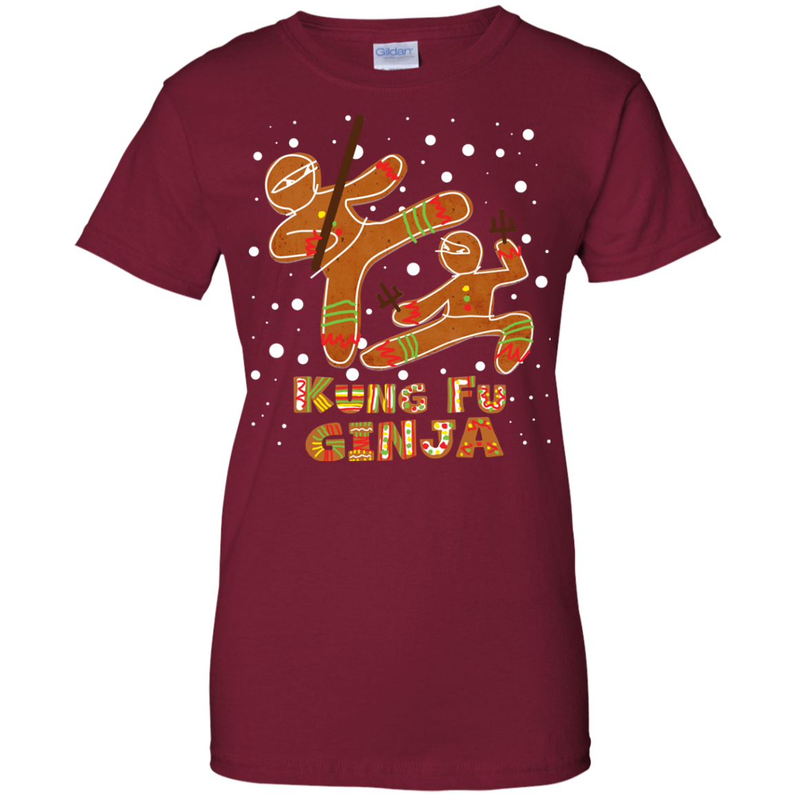 Funny Kung Fu Ninja Ladies' 100% Cotton T-Shirt for This Christmas - DNA Trends