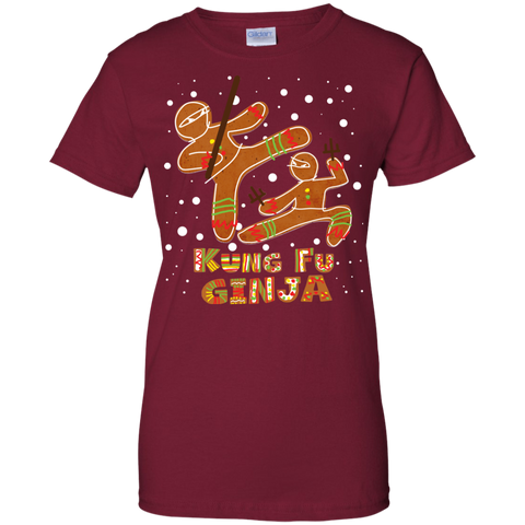 Image of Funny Kung Fu Ninja Ladies' 100% Cotton T-Shirt for This Christmas - DNA Trends