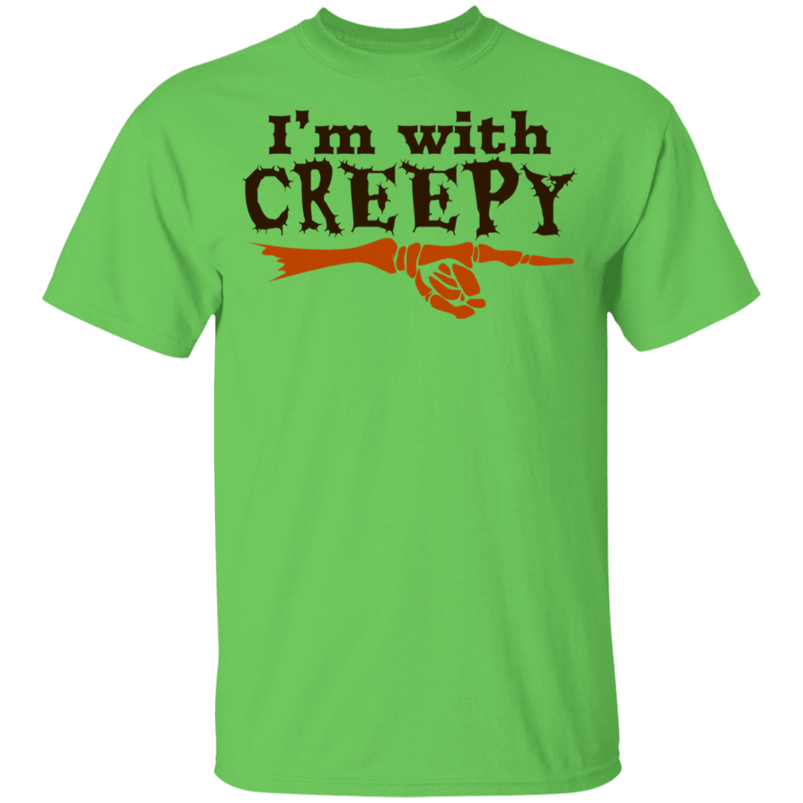 I'm With Creepy Halloween T-Shirt(Boys) - DNA Trends