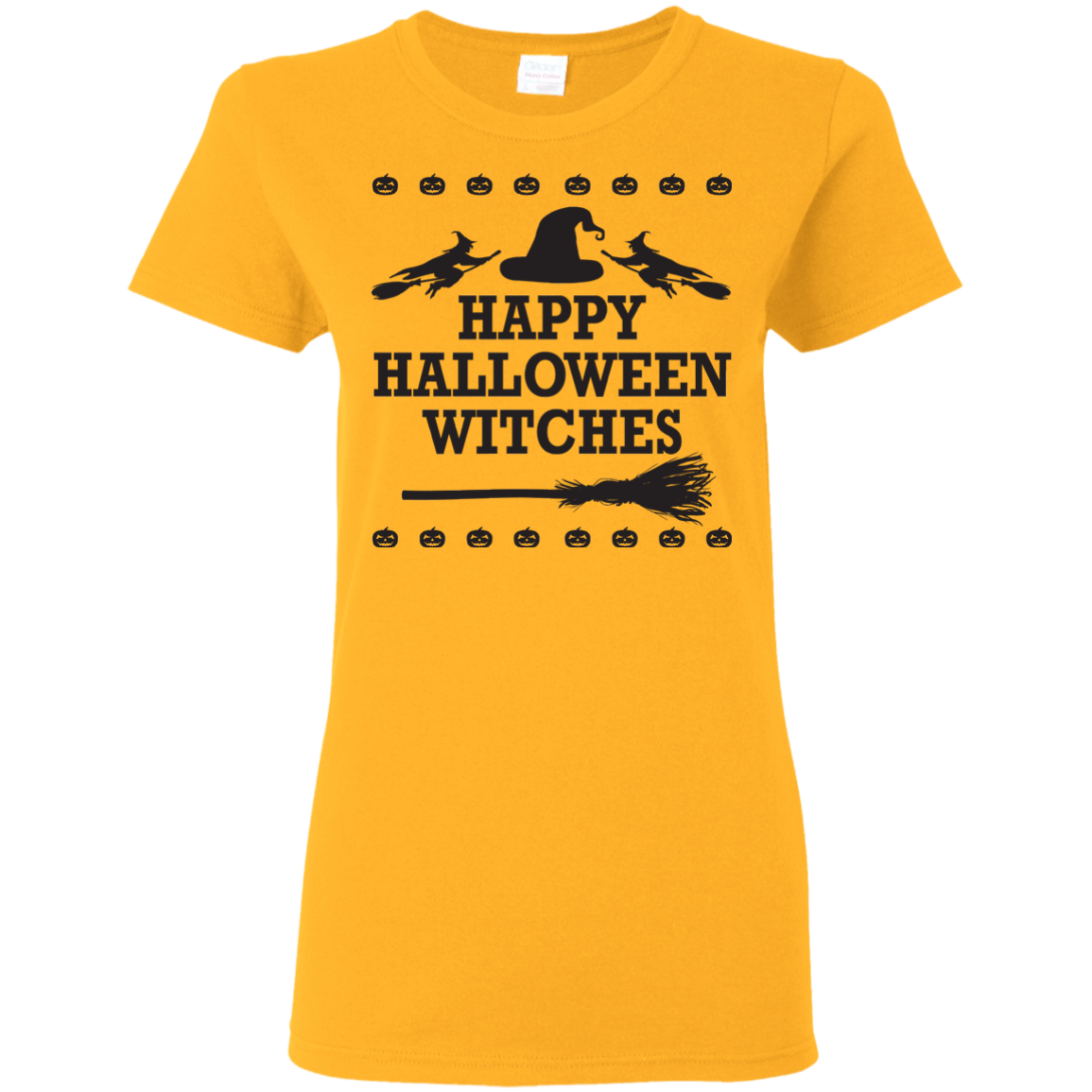 Happy Halloween Witches T-Shirt Halloween Clothing (Women) - DNA Trends