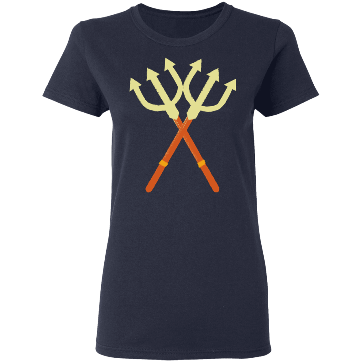 Double Trident Halloween Costume  Ladies'  T-Shirt - DNA Trends