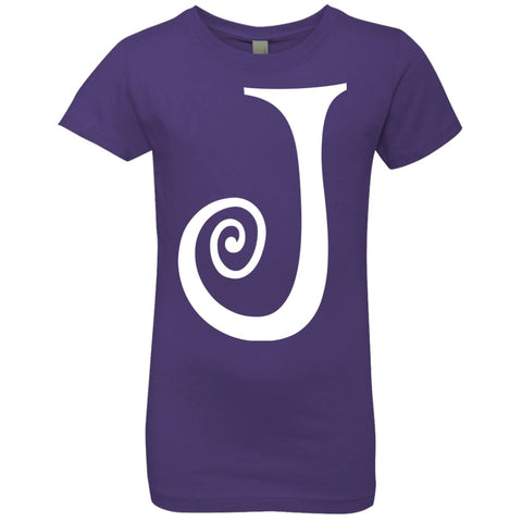 Image of Chipettes "J" Jeannette Letter Print T-Shirts  (Girls) - DNA Trends