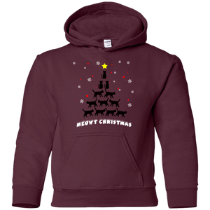 Stylish Meowy Christmas Pullover Christmas Hoodie for The Youth - DNA Trends
