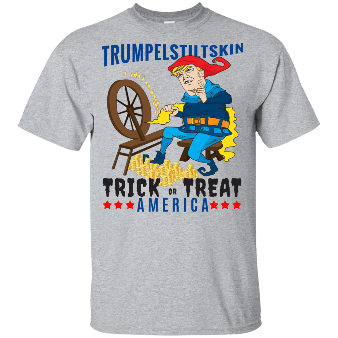 Trumpelstiltskin Trick Or Treat America T-Shirt Halloween Tee (Boys) - DNA Trends