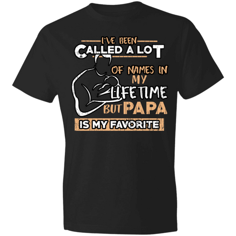 Image of Papa Is My Favorite Name T-Shirt - DNA Trends