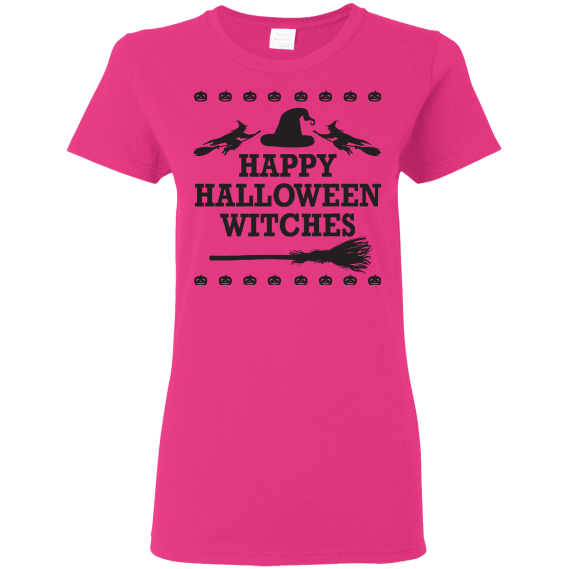 Happy Halloween Witches T-Shirt Halloween Clothing (Women) - DNA Trends