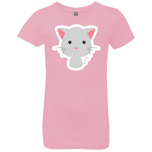 Cute Kitty Girls' Princess T-Shirt - DNA Trends