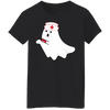 Ghost Nurse Syringe Halloween Costume Ladies'  T-Shirt - DNA Trends