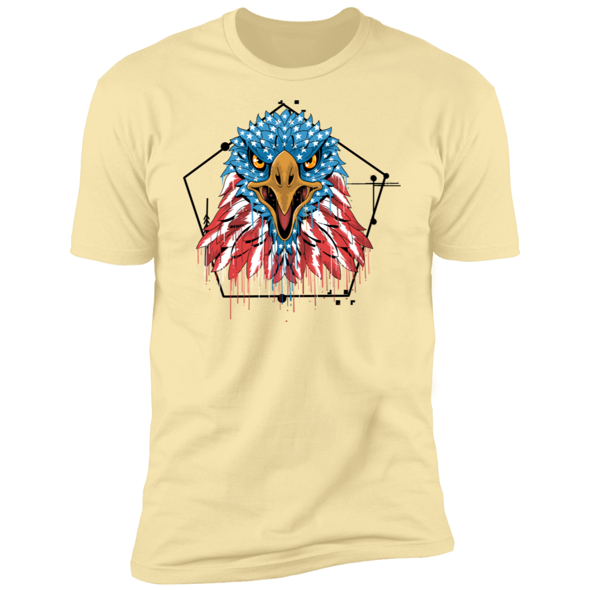 Premium  4th of July - Patriotic Eagle Short Sleeve T-Shirt - DNA Trends