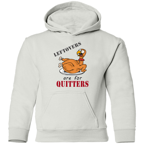 Image of Leftovers are for Quitters Thanksgiving  Pullover Hoodie(Boys) - DNA Trends