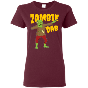 Trendy Zombie Dab T-Shirt Halloween Tee (Women) - DNA Trends