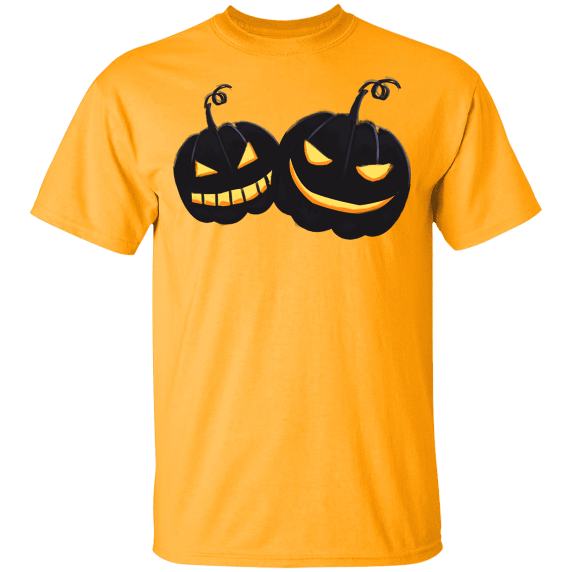 Black Pumpkin Halloween Costume Youth T-Shirt - DNA Trends