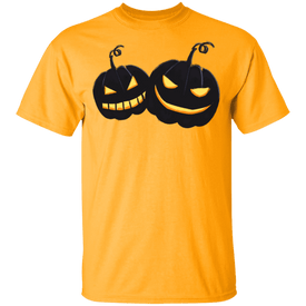 Black Pumpkin Halloween Costume Youth T-Shirt - DNA Trends