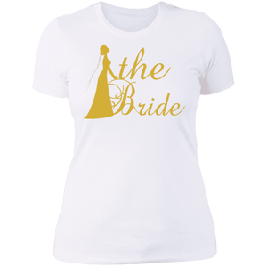 Bridal Shower- Golden Font Bachelorette Part  Ladies' NL T-Shirt For Bride - DNA Trends